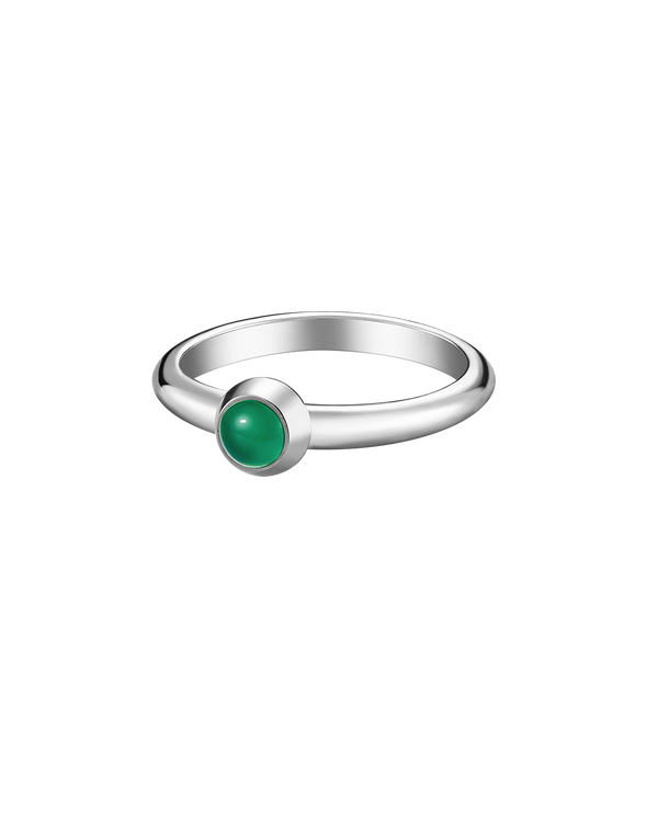 BETA Ring - Green Onyx