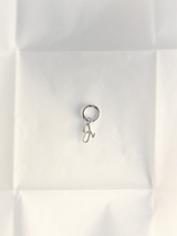 letter charm A on BASIC (S) hoop