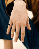 טבעת חותם JIMI - אוניקס שחור