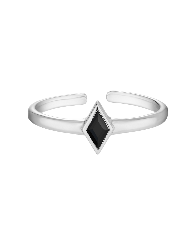 טבעת מידי RHOMBI - אוניקס שחור