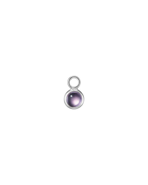 ALPHA charm with amethyst