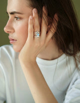 ATHENA ring with moonstone