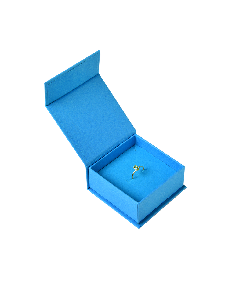 กล่องใส่เครื่องประดับ สีฟ้า
