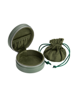 jewelry case olive green