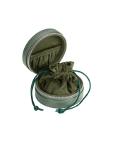 jewelry case olive green