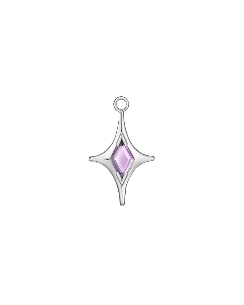 MAR charm with amethyst