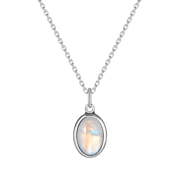OMEGA necklace with moonstone – Alohagaia