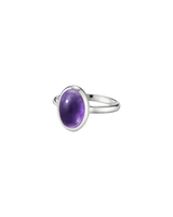 OMEGA ring with amethyst