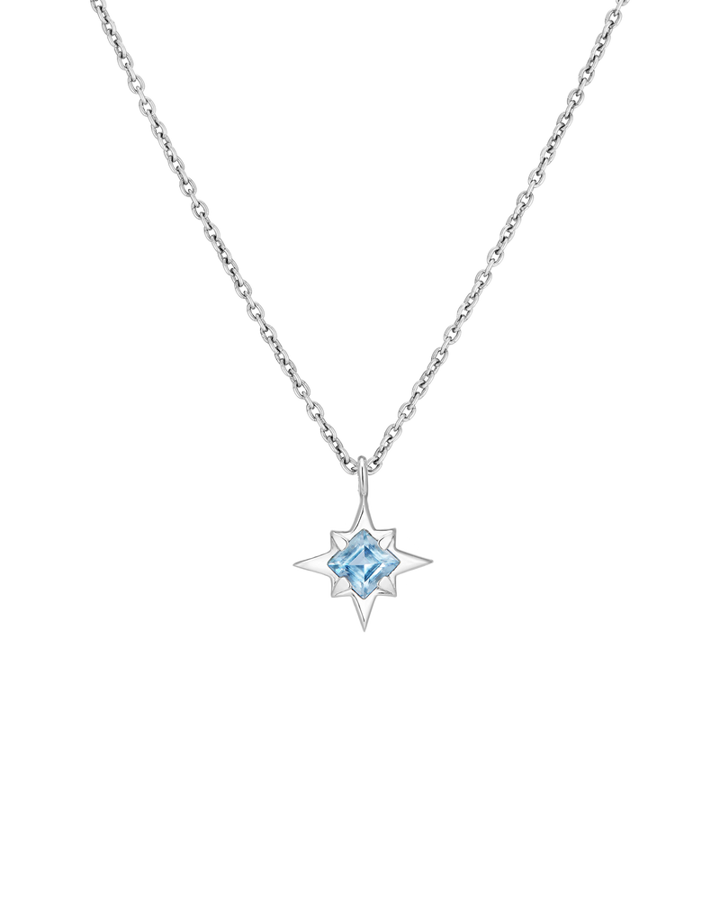 STARDUST pendant with blue topaz