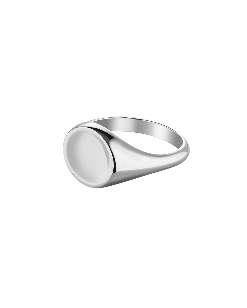 TOUCH ROUND Signet Ring