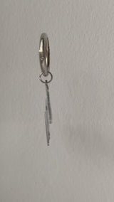 letter keychain M