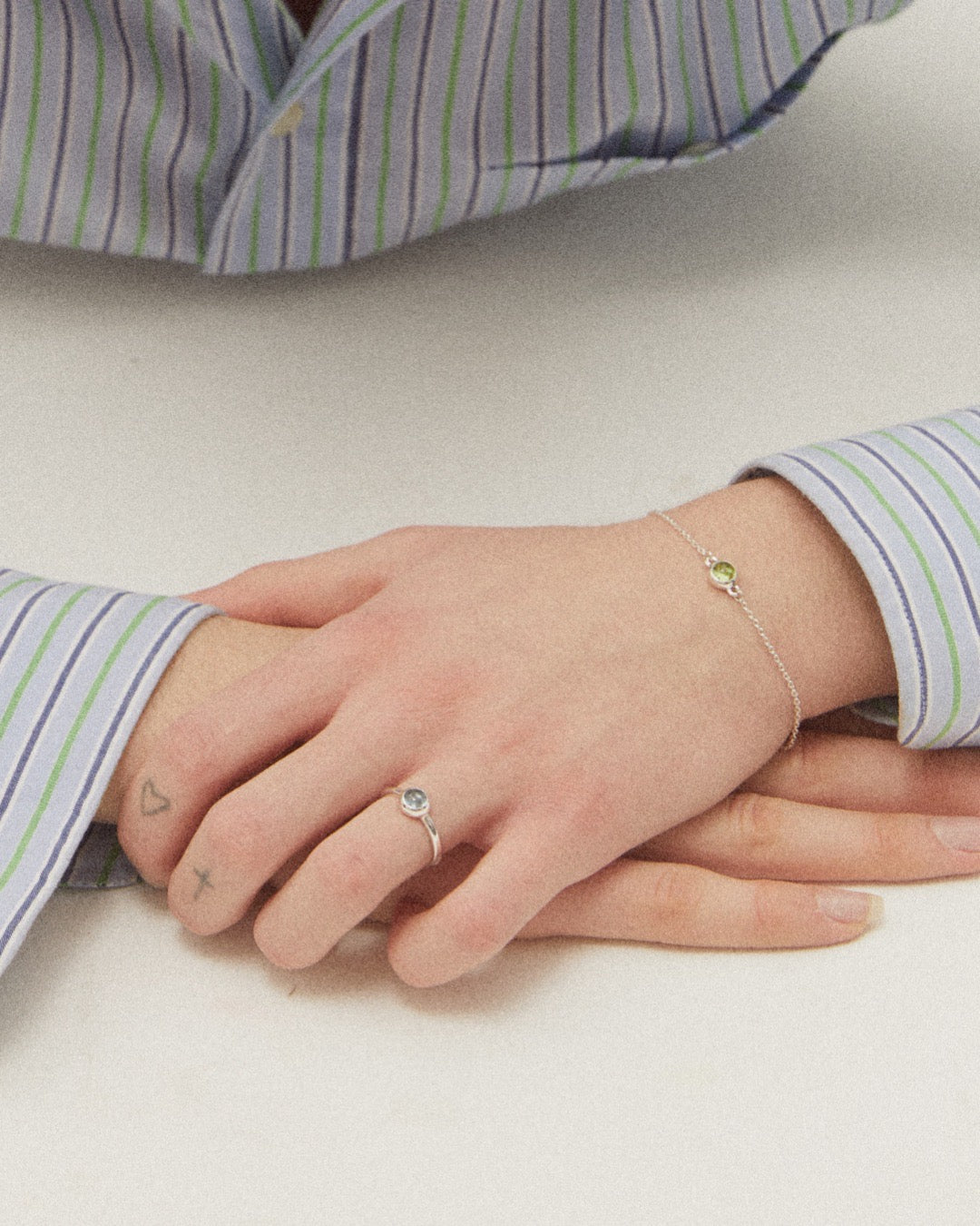ALPHA bracelet with peridot