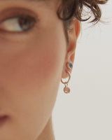 ALPHA Earrings - Blue Topaz