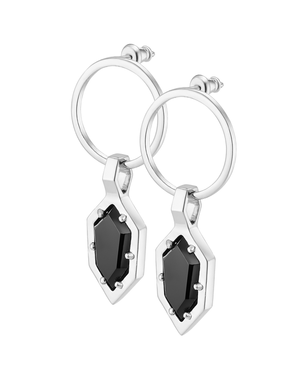 HONU Earrings - Black Onyx