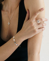 MAR Lariat Necklace - Quartz Crystal