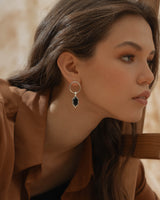 HONU Earrings - Black Onyx
