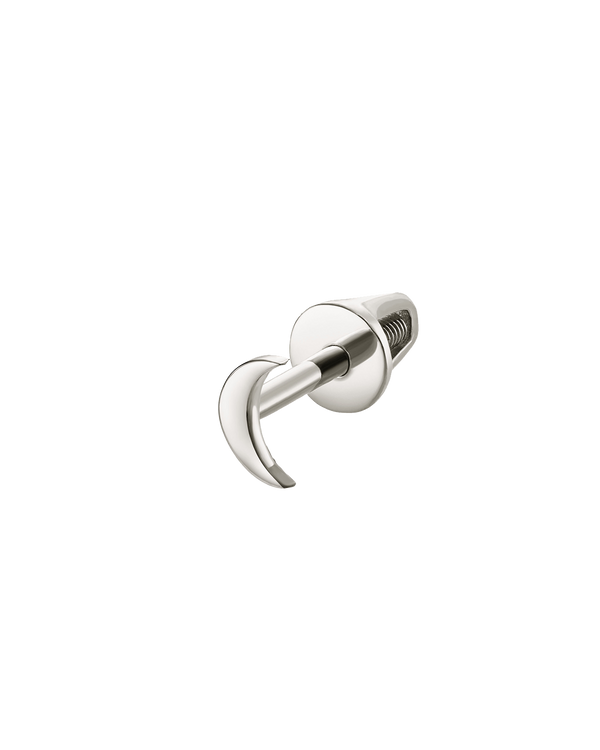 LUNA Labret Earring (14k White Gold)