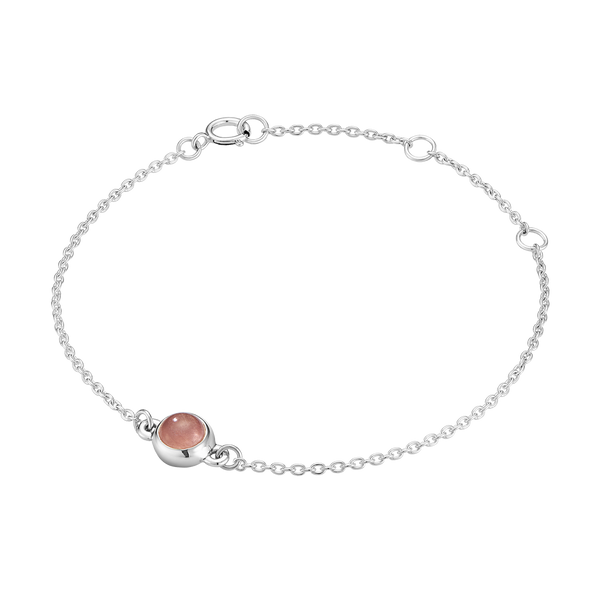 ALPHA bracelet with rose quartz Alohagaia