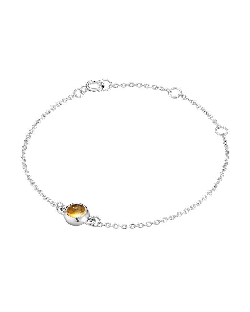 Sterling silver best sale citrine bracelet