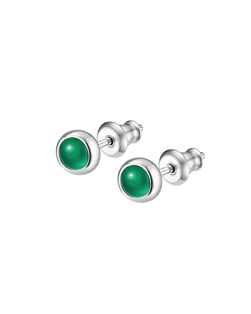 BETA Earrings - Green Onyx